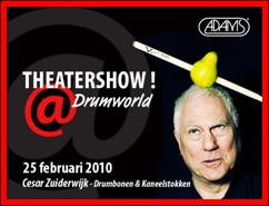 Cesar Zuiderwijk Drumbonen theatershow Feb 25, 2010